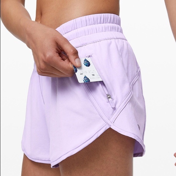 lululemon athletica Pants - Lululemon Tracker Short V *4" Sheer Violet